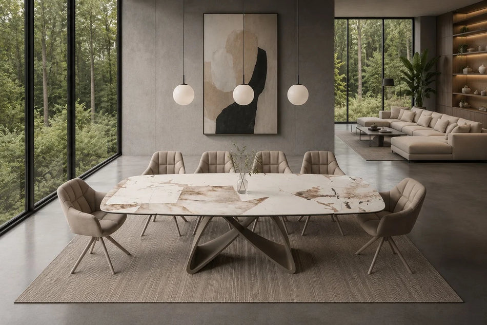 Uitschuifbare eetkamertafel 180-220-260 cm
