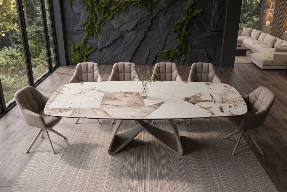 Uitschuifbare eetkamertafel 180-220-260 cm